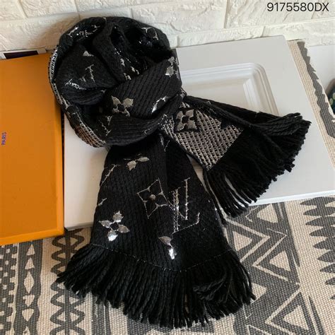 black and silver lv scarf|louis vuitton twilly scarf.